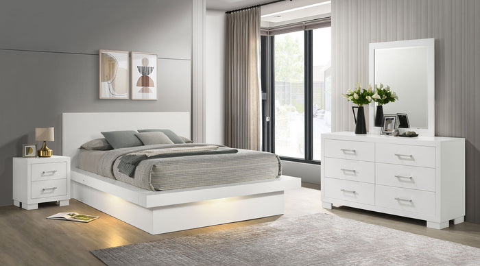 Jessica  California King Bedroom Set Cappuccino