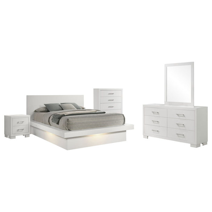 Jessica  California King Bedroom Set Cappuccino