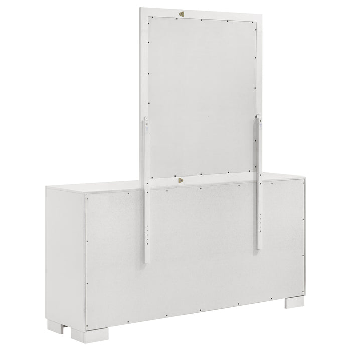Jessica 6-drawer Dresser Cappuccino