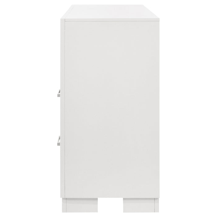 Jessica 6-drawer Dresser Cappuccino