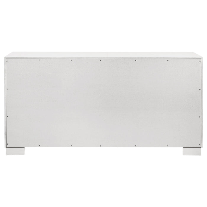 Jessica 6-drawer Dresser Cappuccino