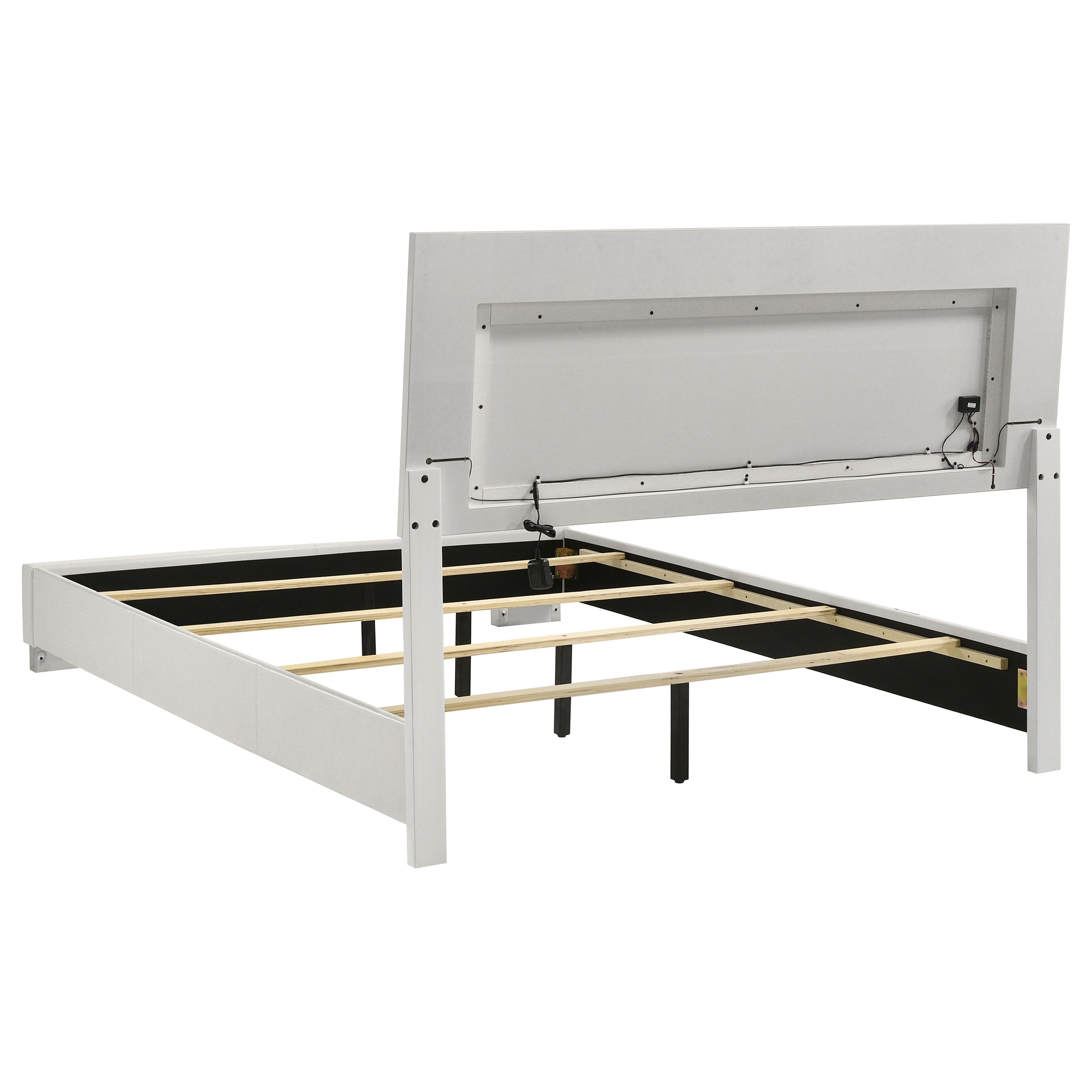 Felicity  California King Bedroom Set White Gloss
