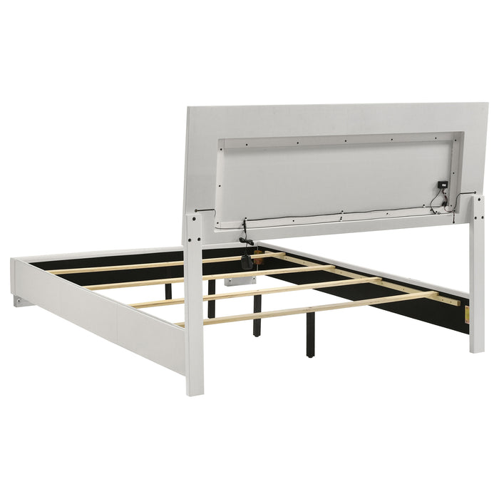 Felicity  California King Bedroom Set White Gloss