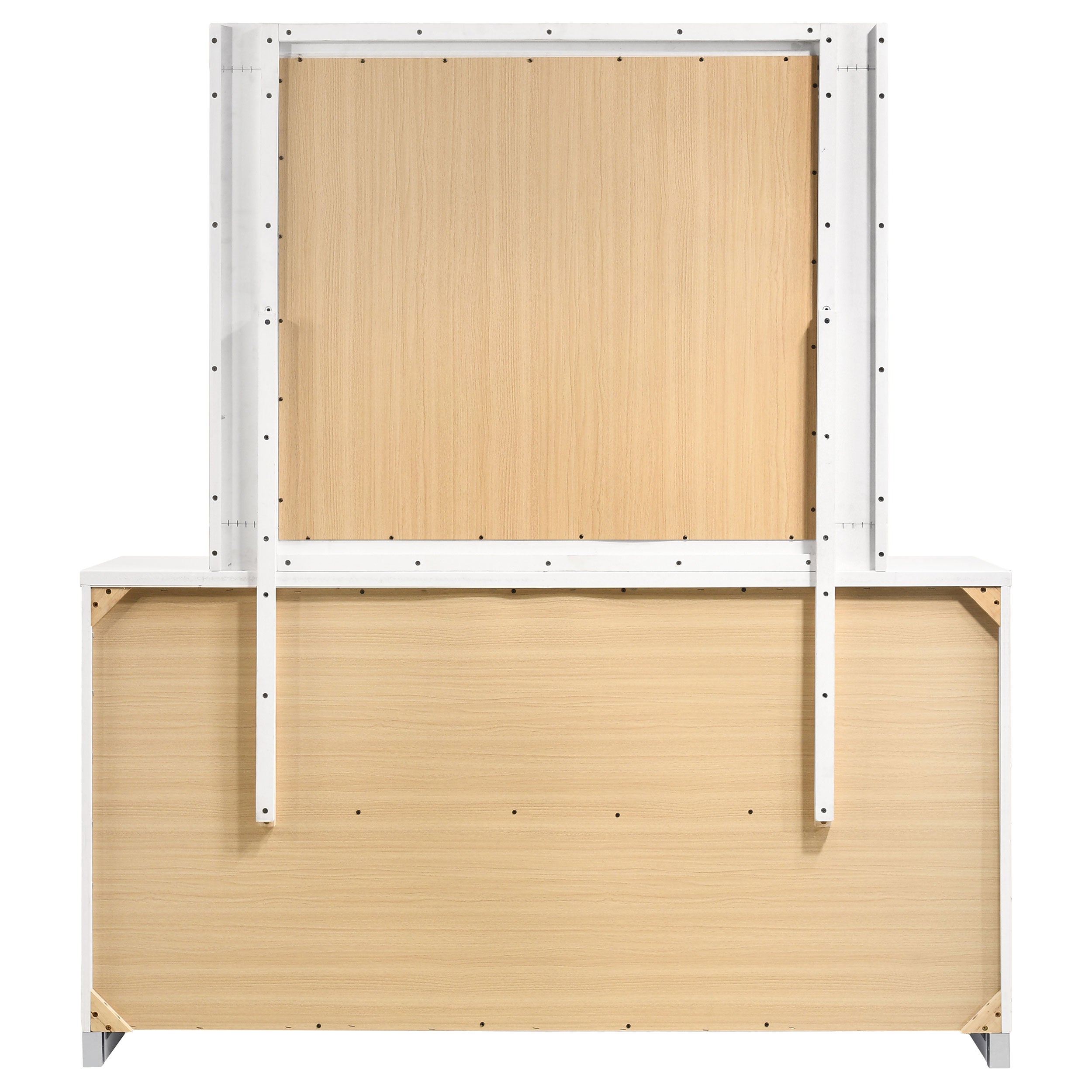 Felicity 6-drawer Dresser White High Gloss