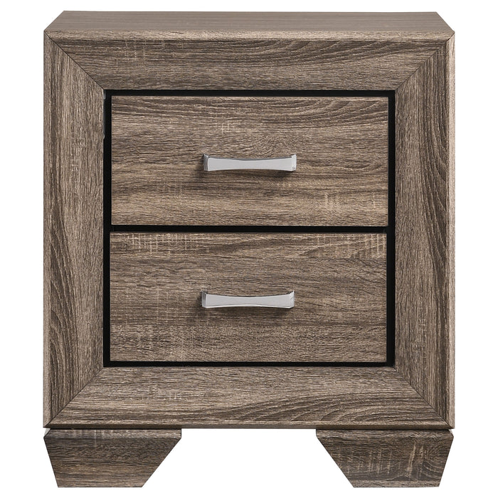 Kauffman  California King Bedroom Set Dark Cocoa