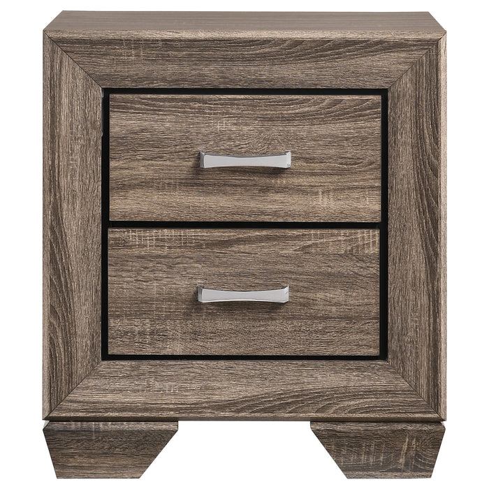 Kauffman  California King Bedroom Set Dark Cocoa