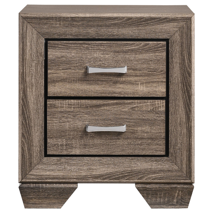 Kauffman  California King Bedroom Set Dark Cocoa
