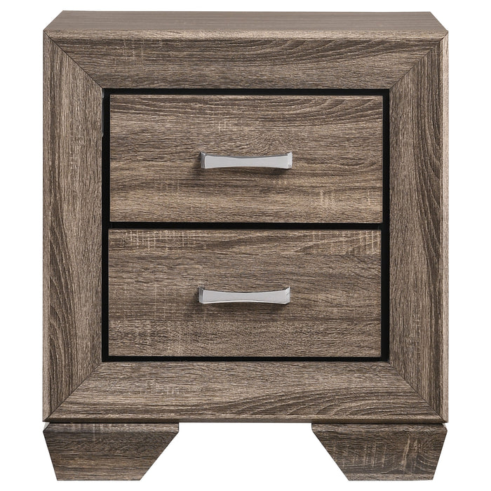 Kauffman  California King Bedroom Set Dark Cocoa