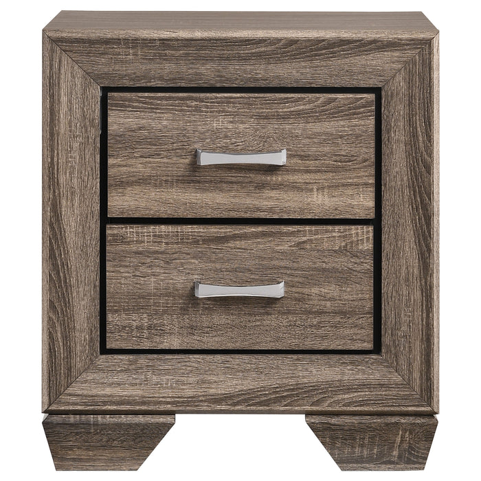 Kauffman  California King Bedroom Set Dark Cocoa