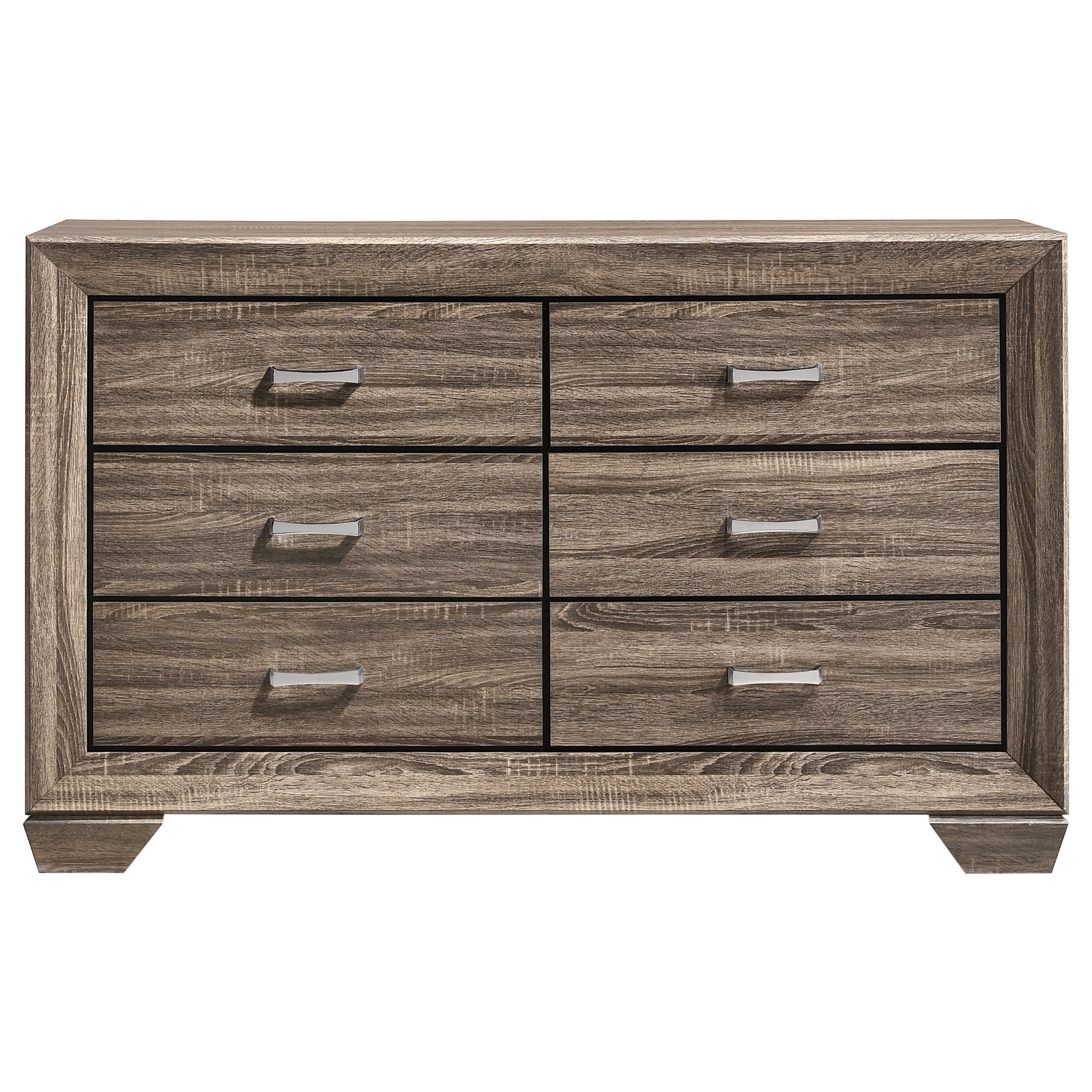 Kauffman  California King Bedroom Set Dark Cocoa