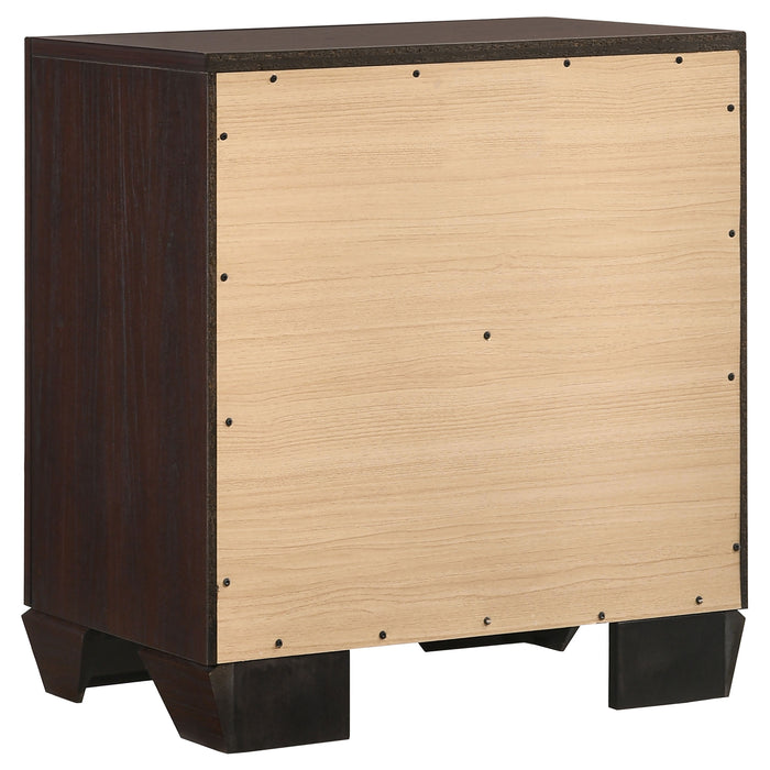 Kauffman  California King Bedroom Set Dark Cocoa