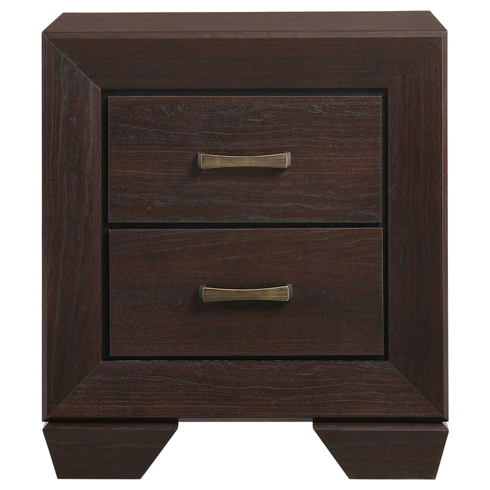 Kauffman  California King Bedroom Set Dark Cocoa