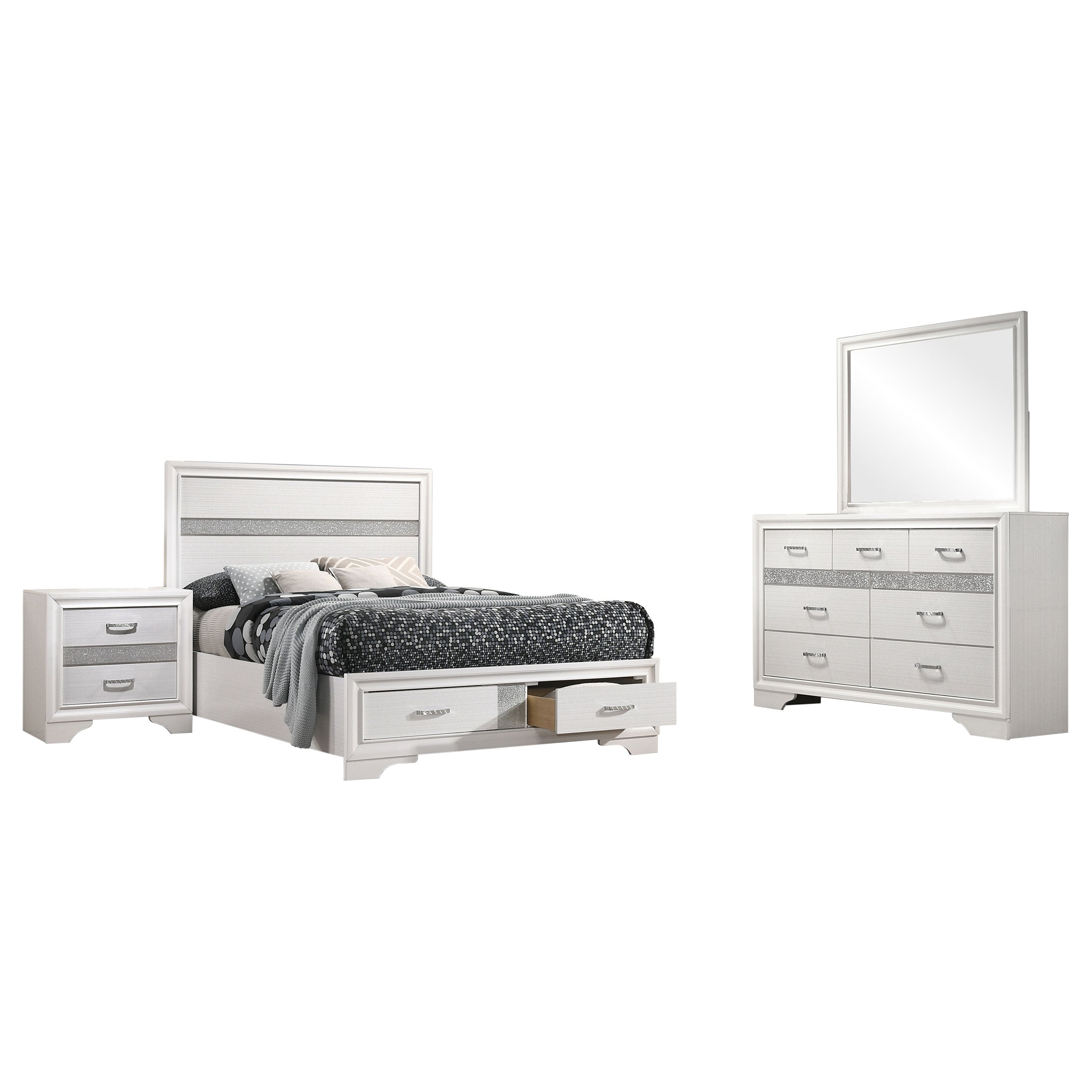 Miranda  California King Bedroom Set Black