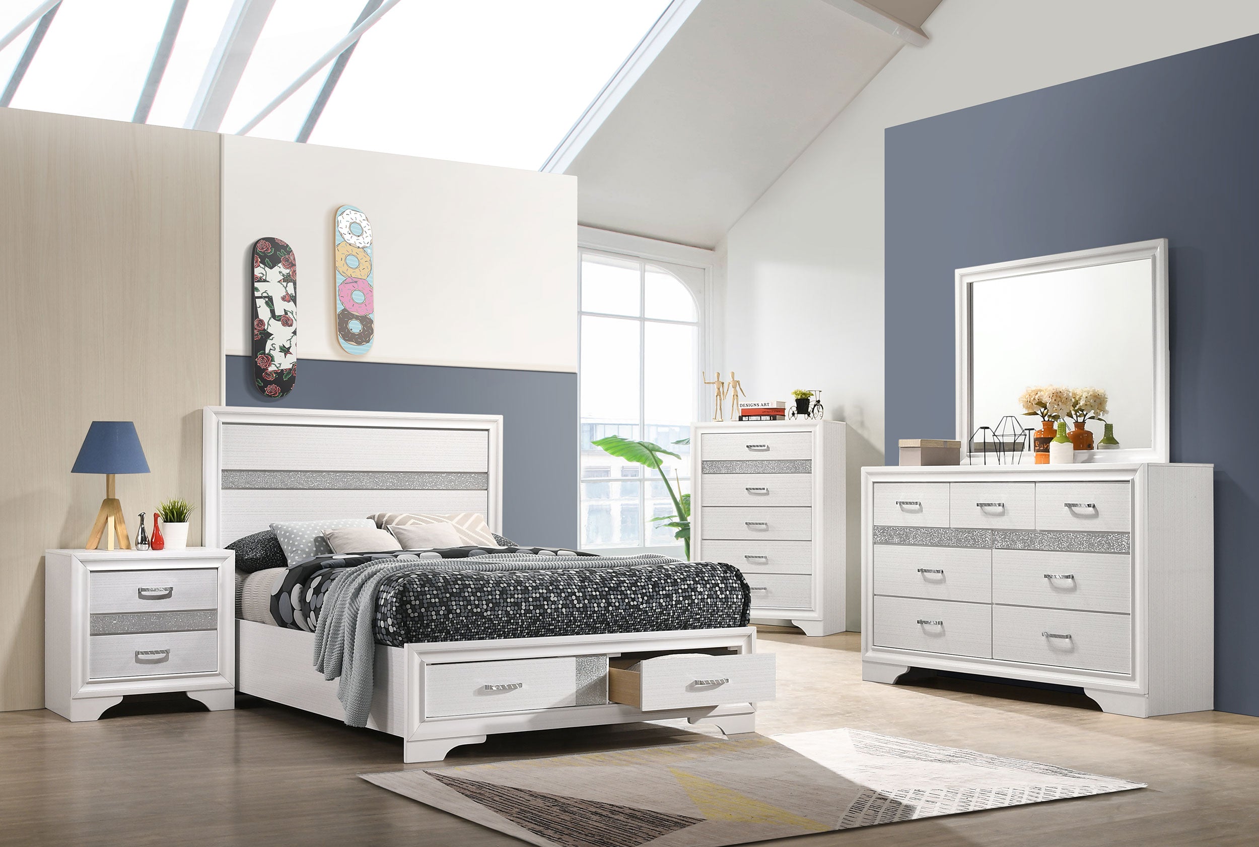Miranda  California King Bedroom Set Black