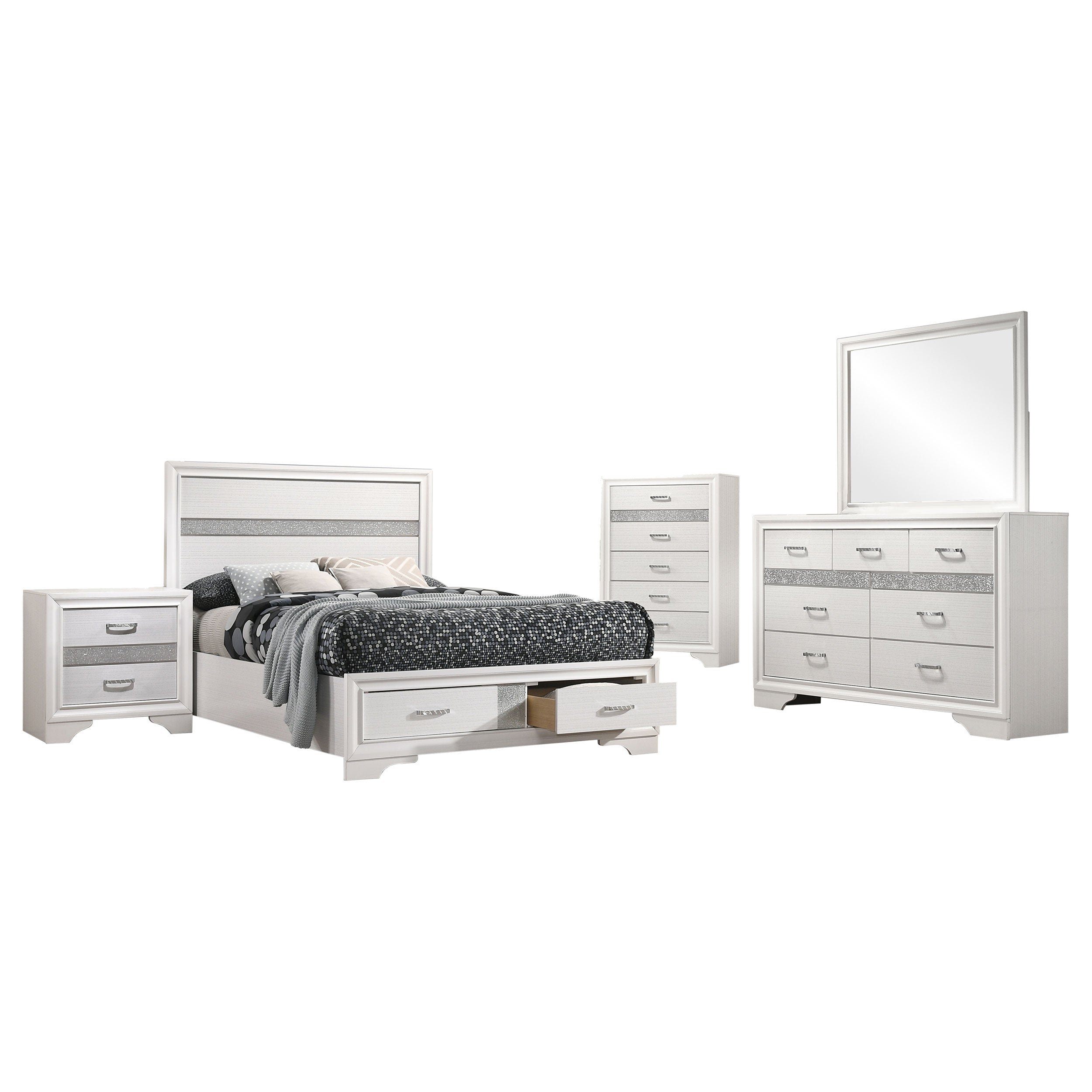Miranda  California King Bedroom Set Black