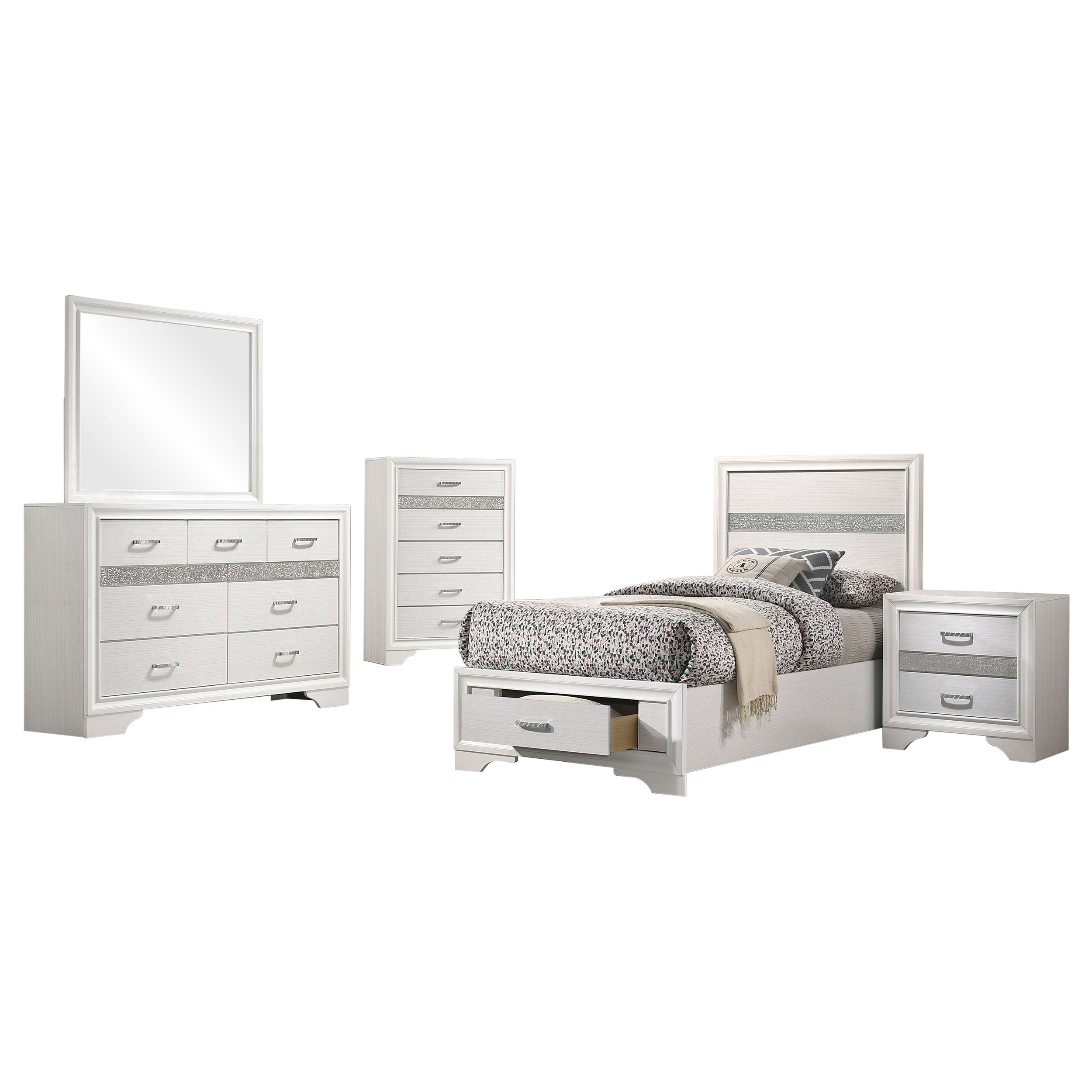 Miranda  California King Bedroom Set Black