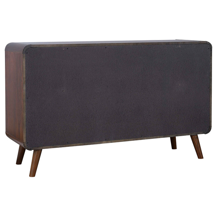 Robyn 6-drawer Bedroom Dresser and Mirror Light Ash