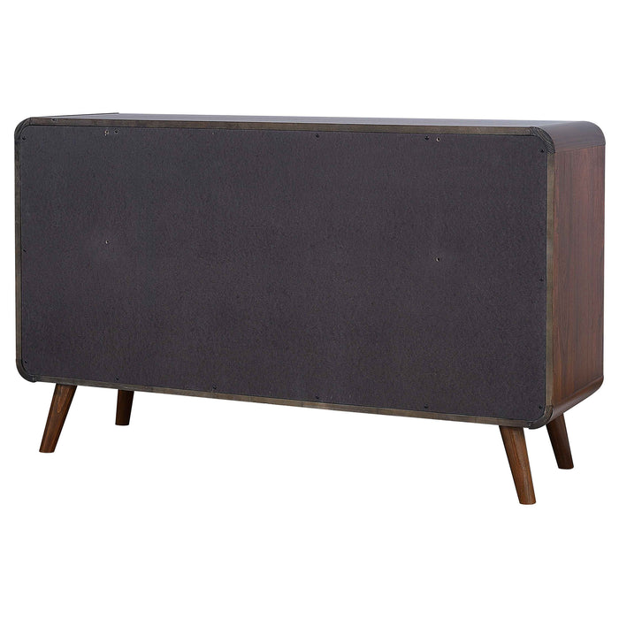 Robyn 6-drawer Bedroom Dresser and Mirror Light Ash
