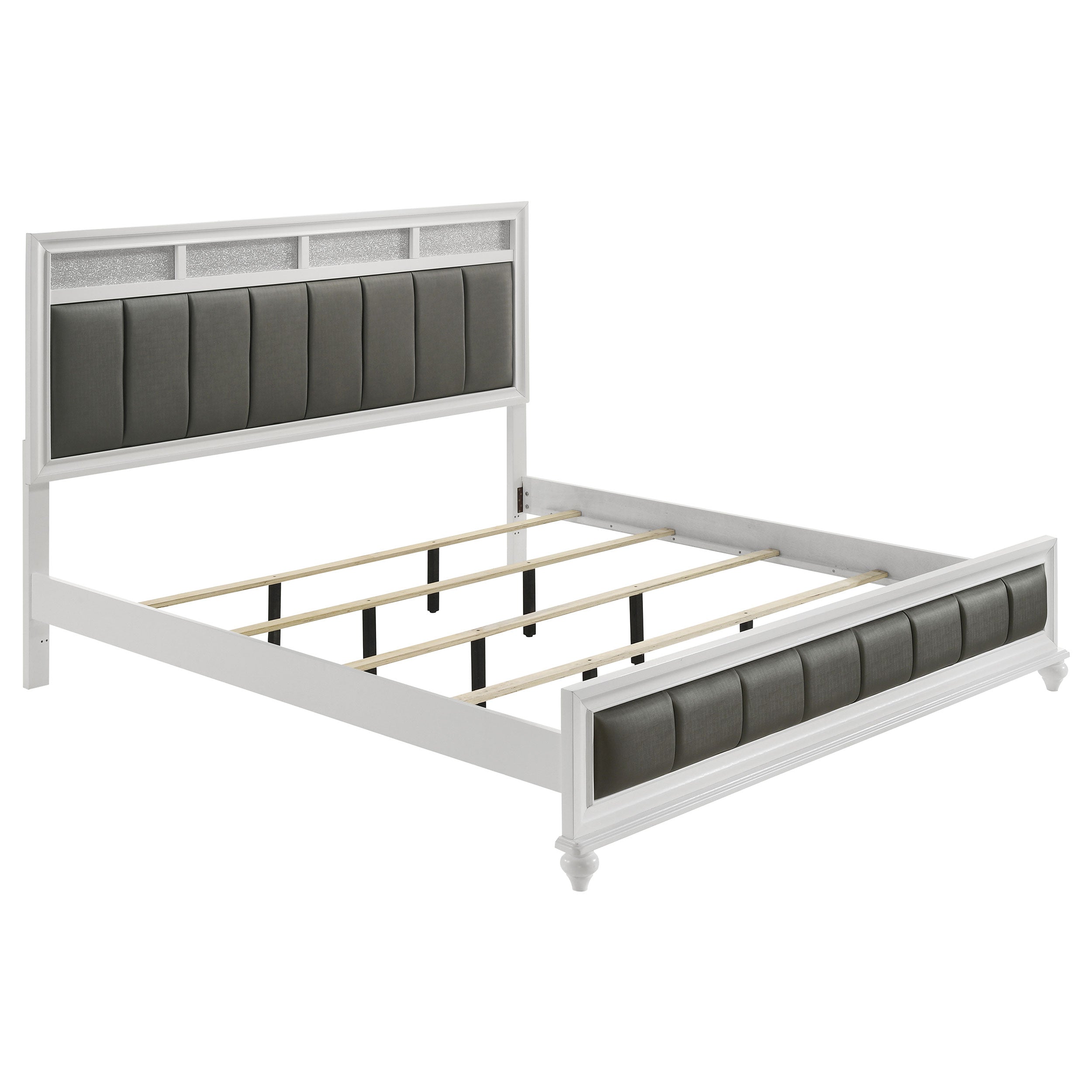 Barzini  California King Bedroom Set Black