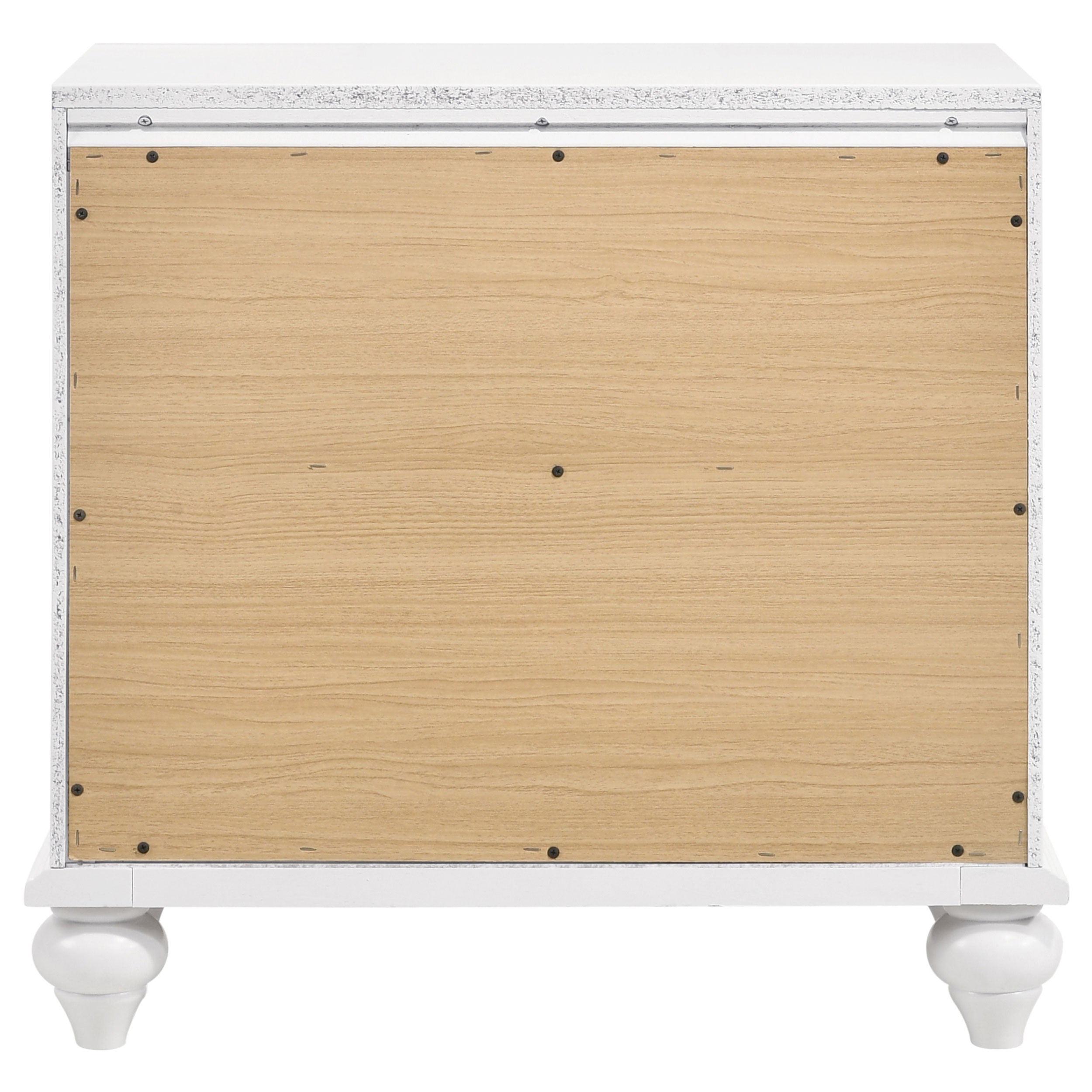 Barzini 2-drawer Nightstand Black