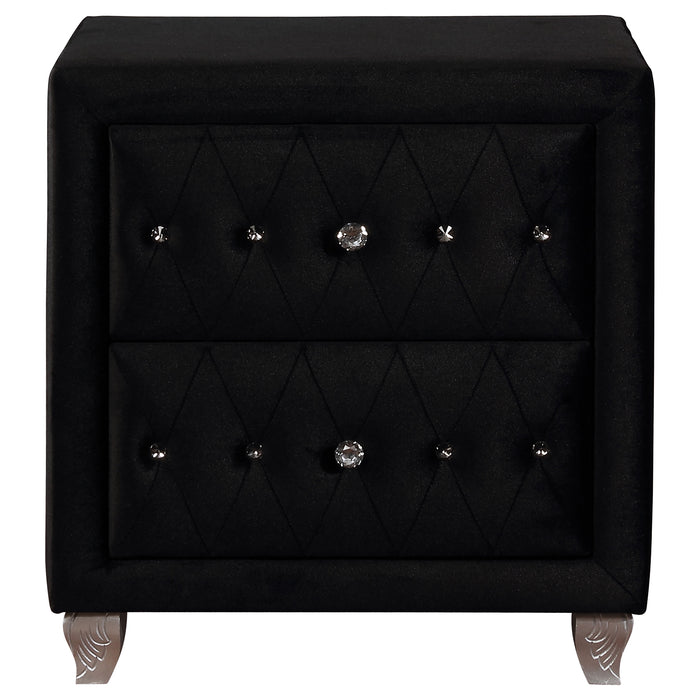Deanna  California King Bedroom Set Black