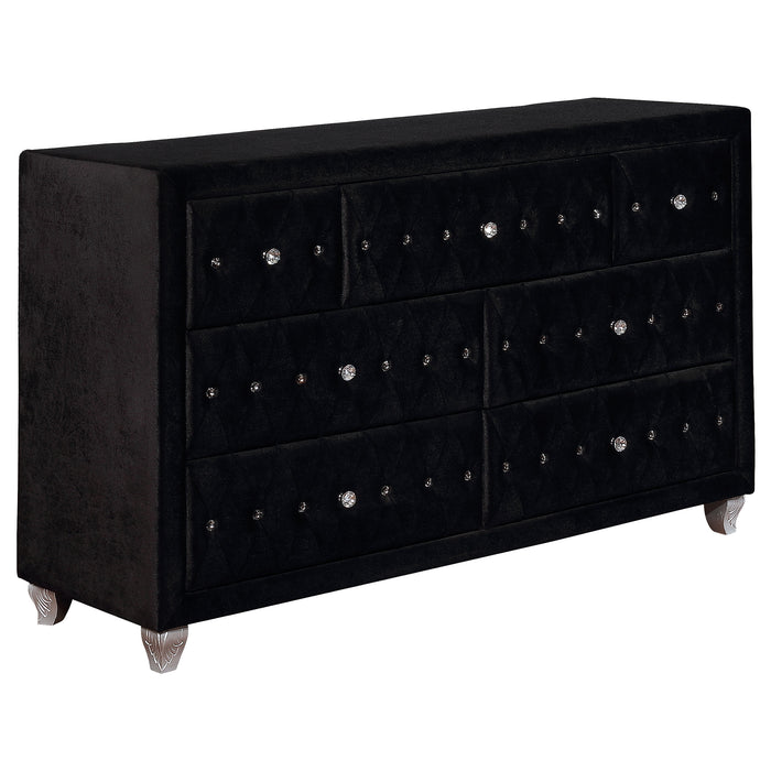 Deanna  California King Bedroom Set Black