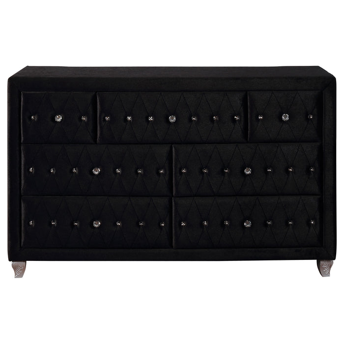 Deanna  California King Bedroom Set Black