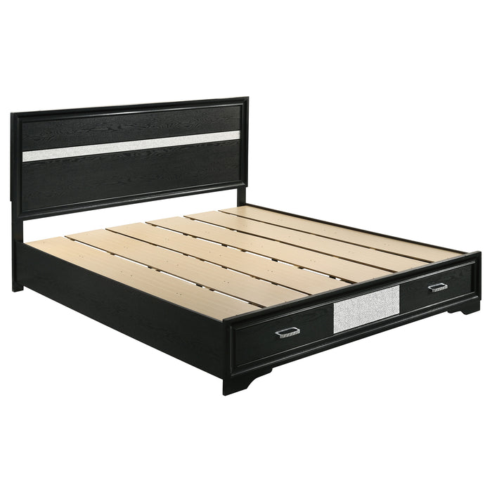 Miranda  California King Bedroom Set Black