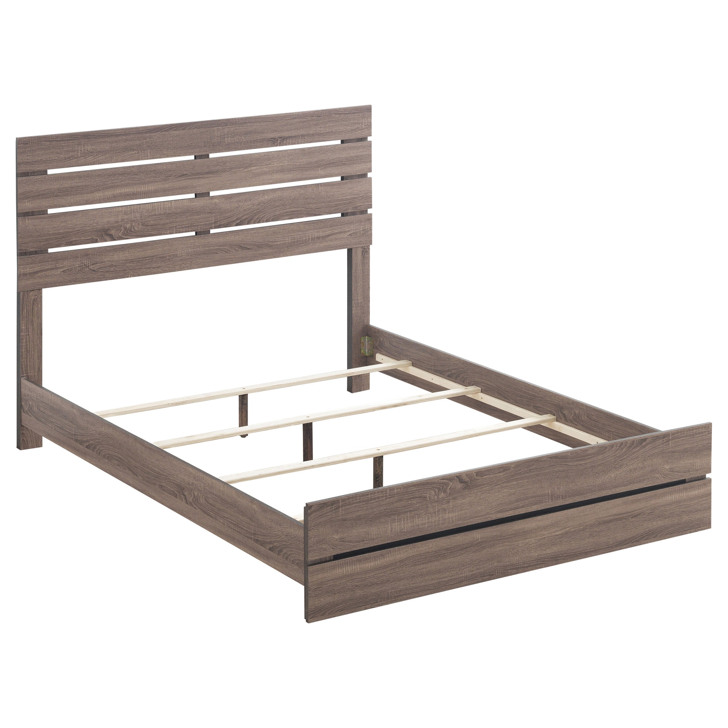 Brantford Wood  Panel Bed Barrel Oak