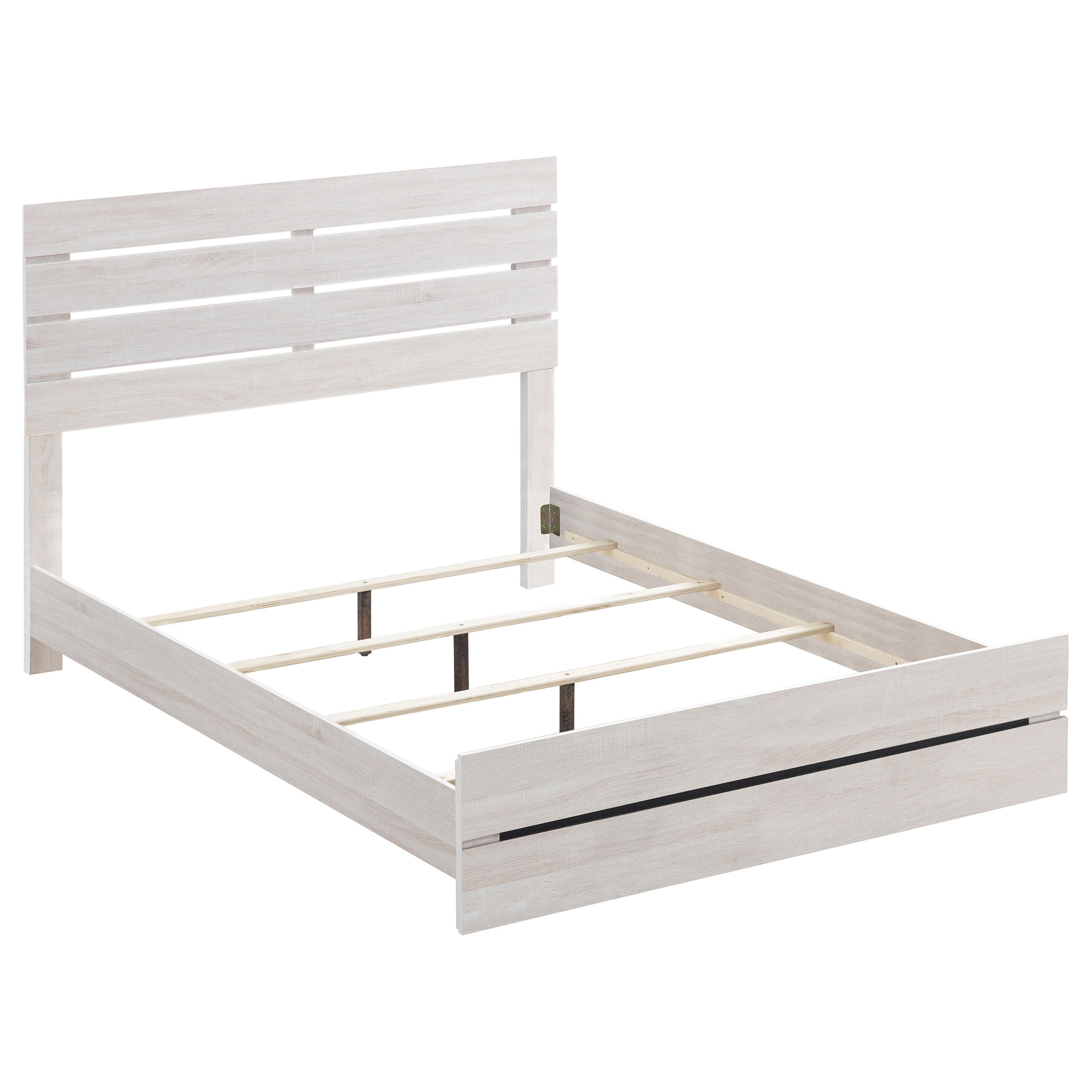 Brantford Wood  Panel Bed Barrel Oak
