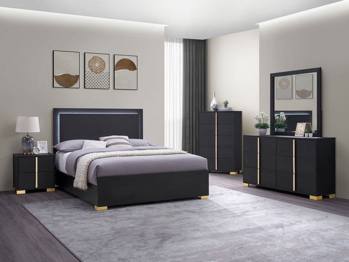 Marceline   Bedroom Set Black