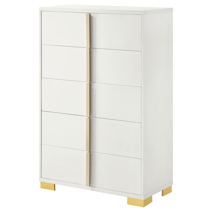 Marceline 5-drawer Bedroom Chest Black