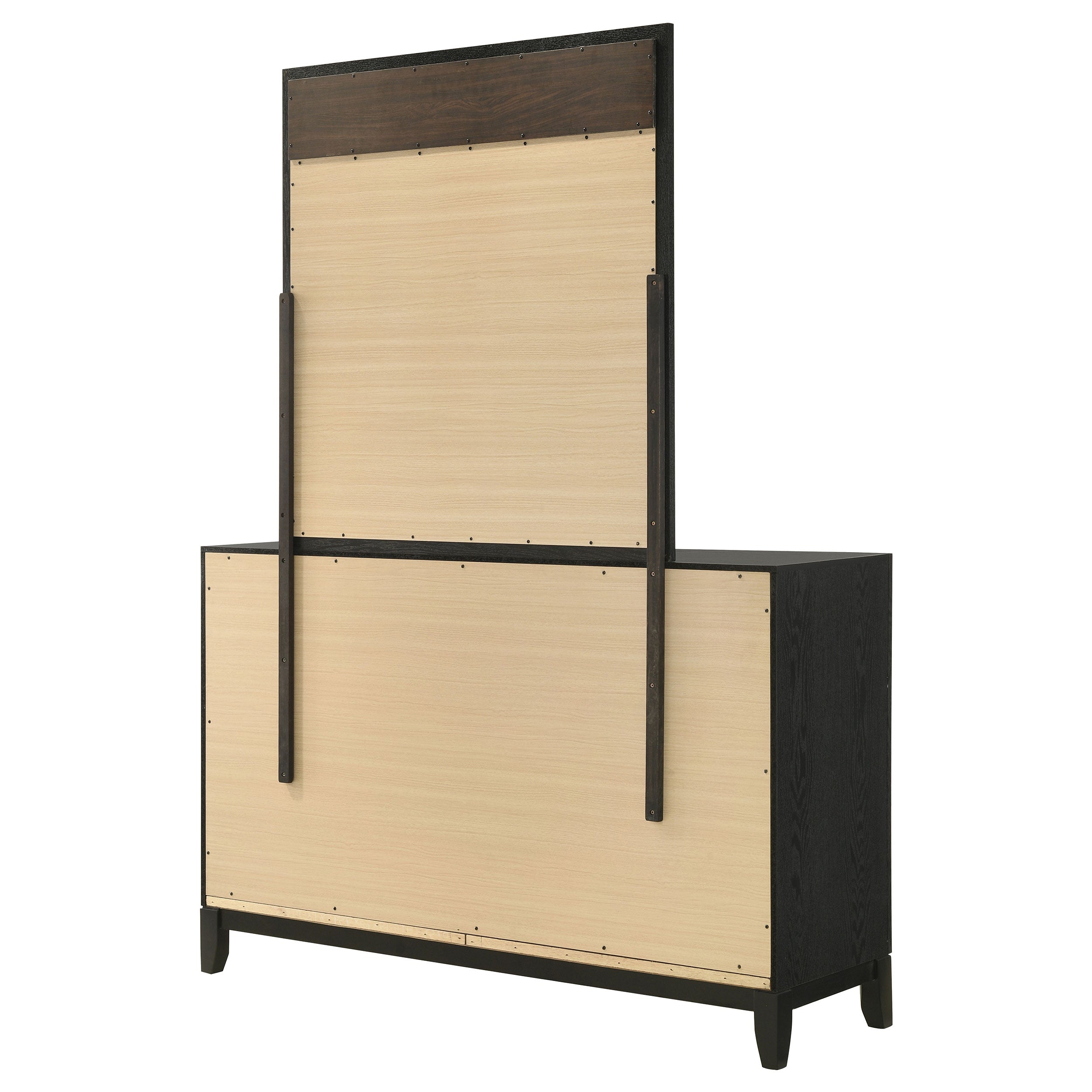 Valencia 6-drawer Dresser Black