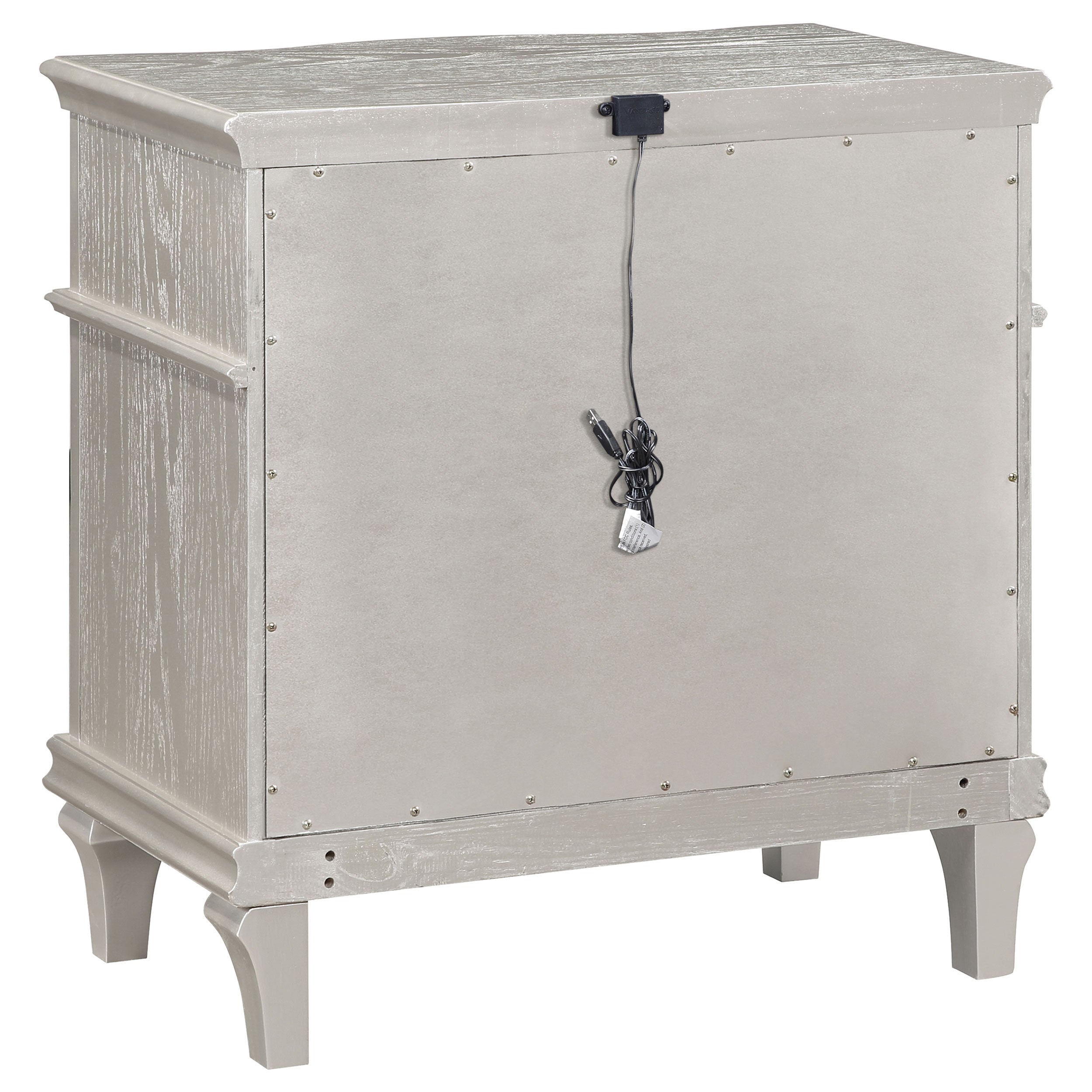 Evangeline  California King Bedroom Set Silver Oak
