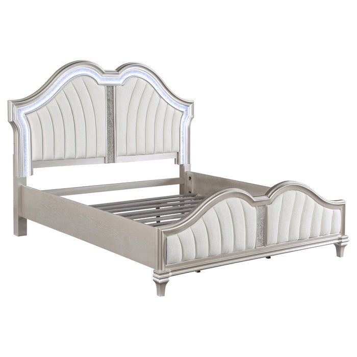 Evangeline  California King Bedroom Set Silver Oak