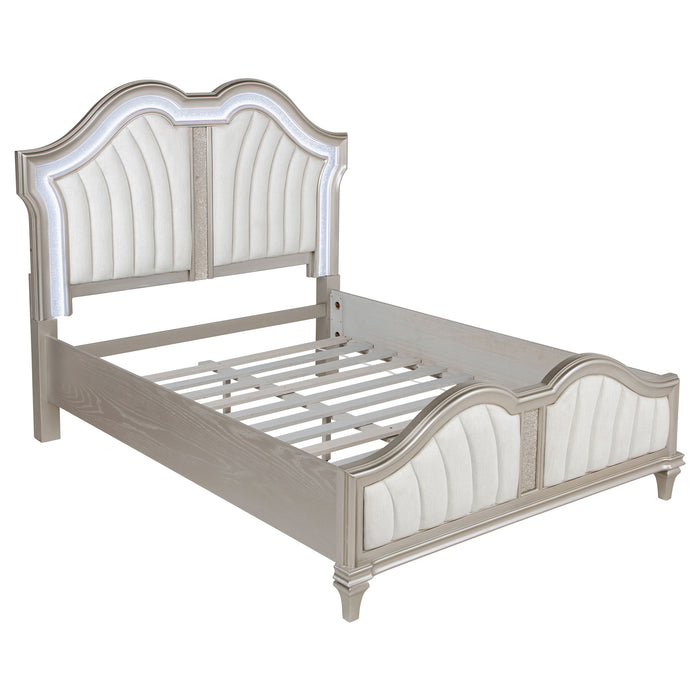 Evangeline  California King Bedroom Set Silver Oak