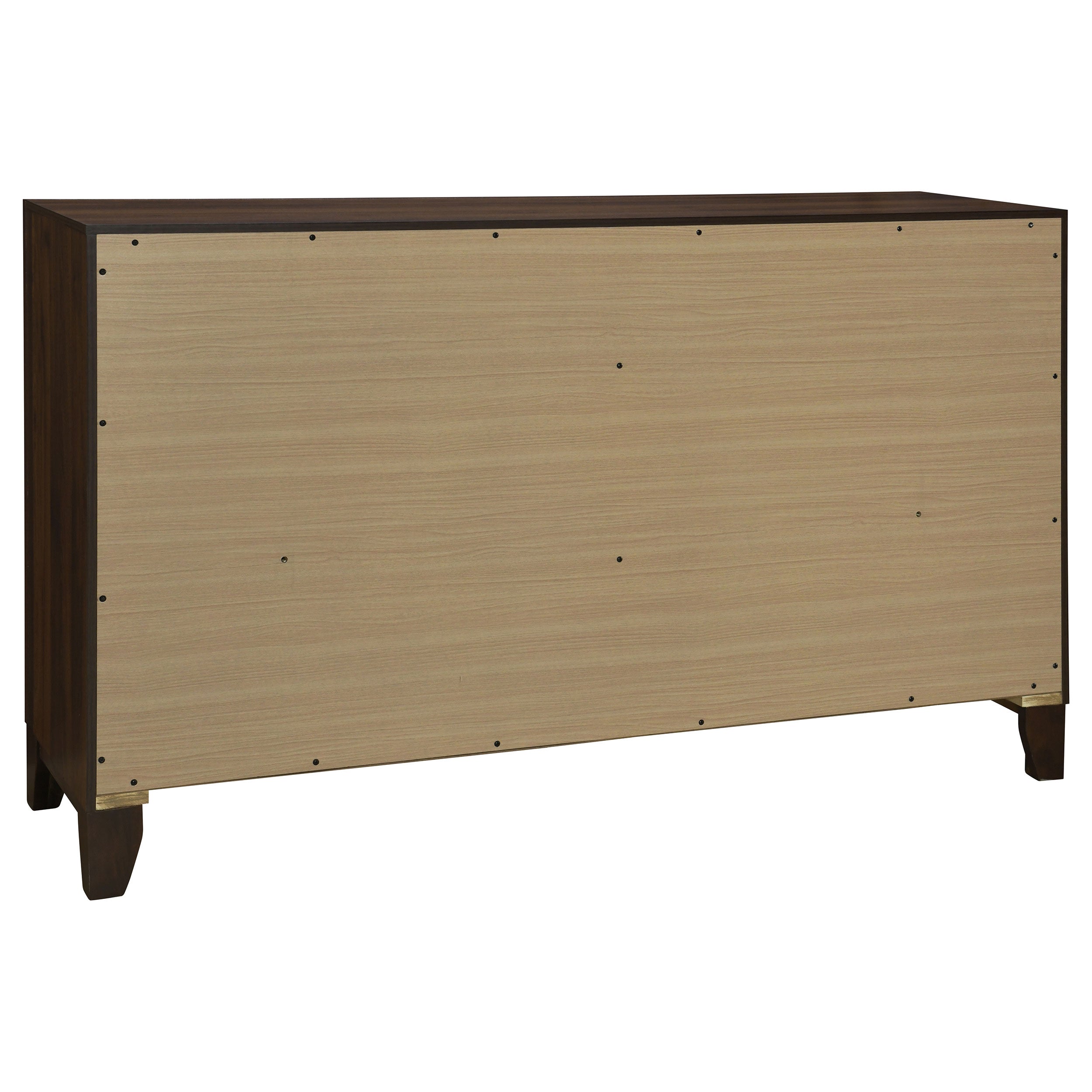 Welsley  California King Bedroom Set Walnut