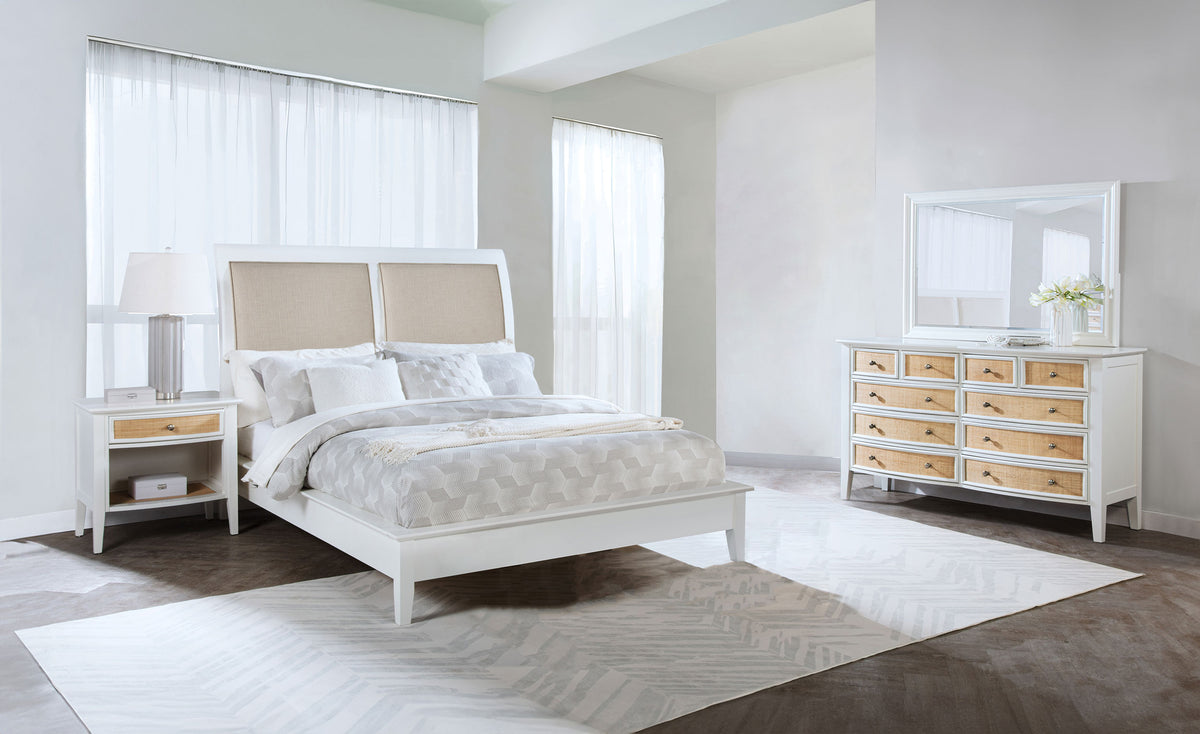 Bexhill  California King Bedroom Set White