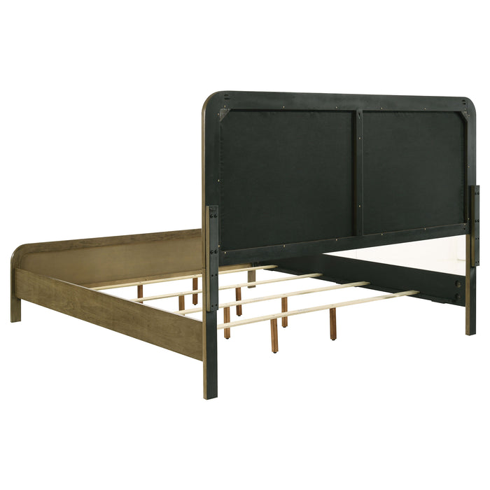 Amsbury 59-inch Upholstered  Bed Nutmeg