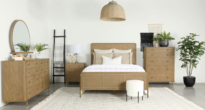 Arini  Bedroom Set Black and Natural