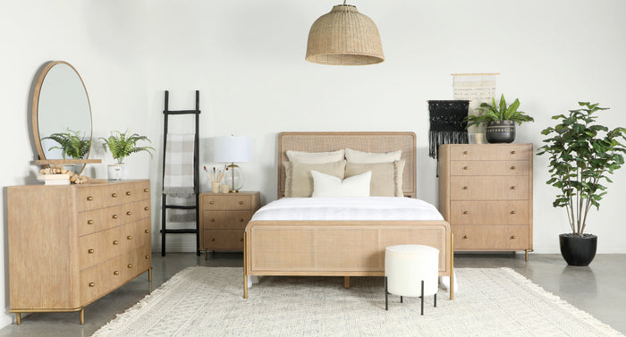 Arini  Bedroom Set Black and Natural