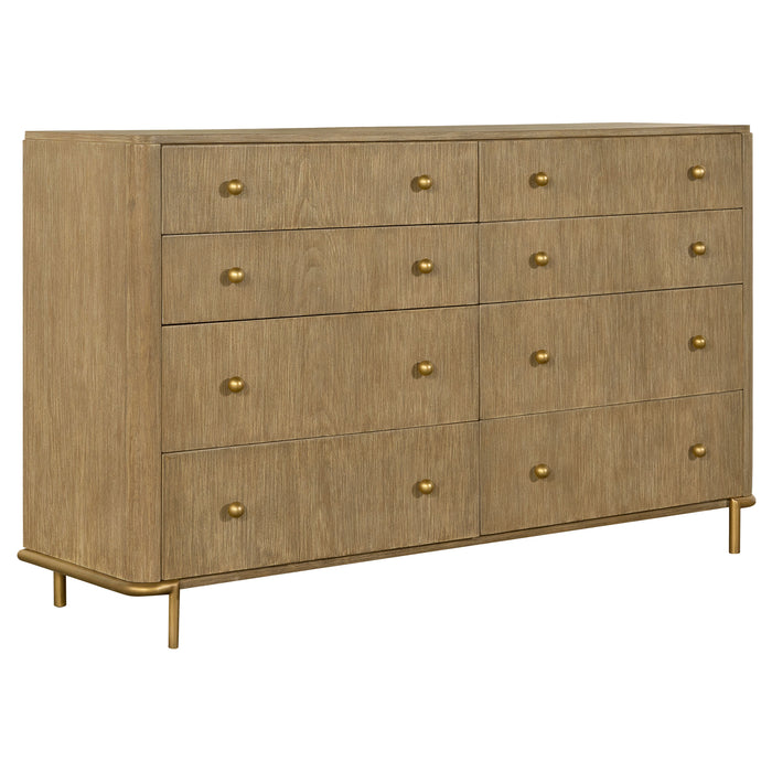 Arini  Bedroom Set Black and Natural