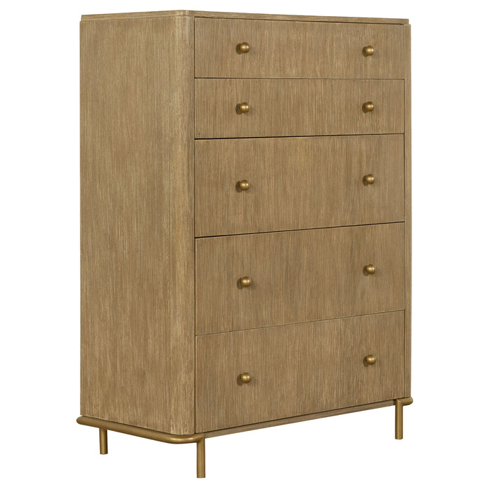 Arini 5-drawer Bedroom Chest Black