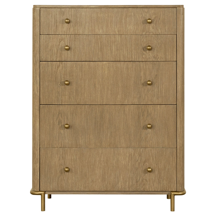 Arini 5-drawer Bedroom Chest Black