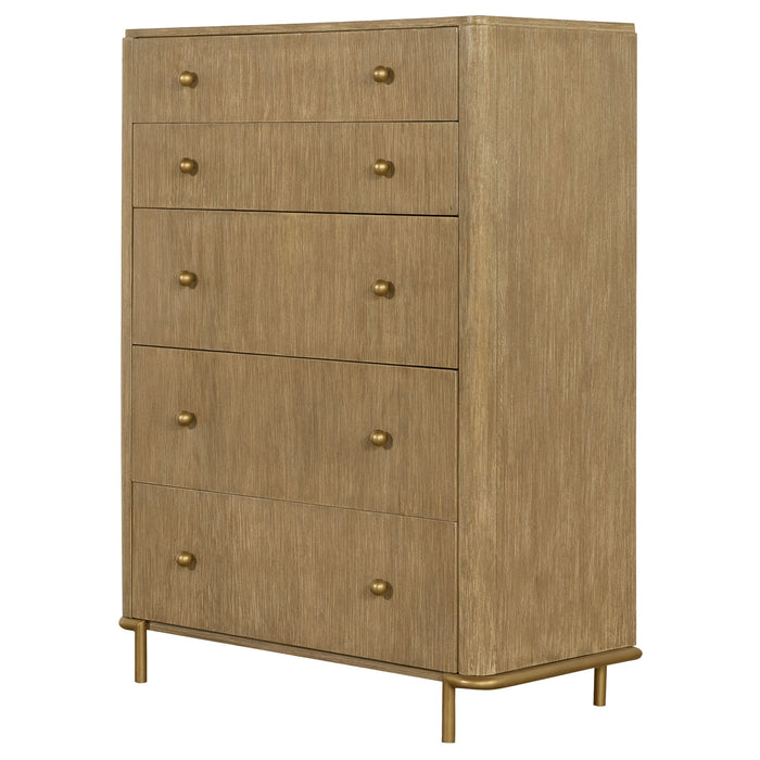 Arini 5-drawer Bedroom Chest Black