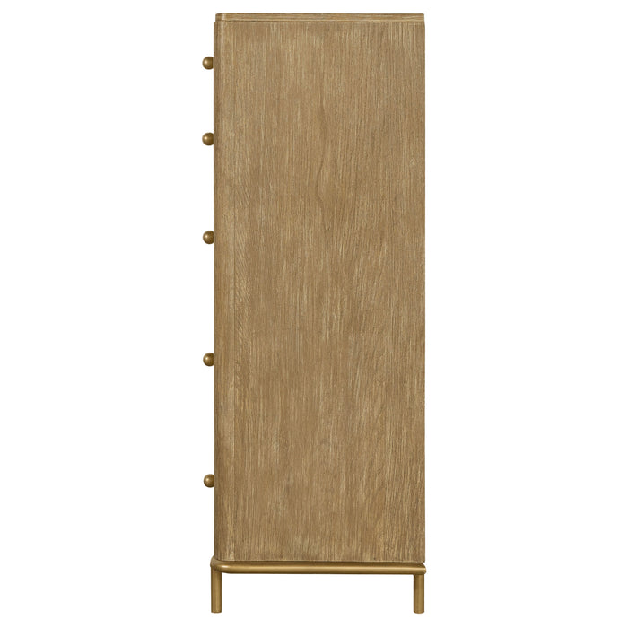 Arini 5-drawer Bedroom Chest Black