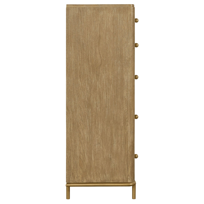 Arini 5-drawer Bedroom Chest Black