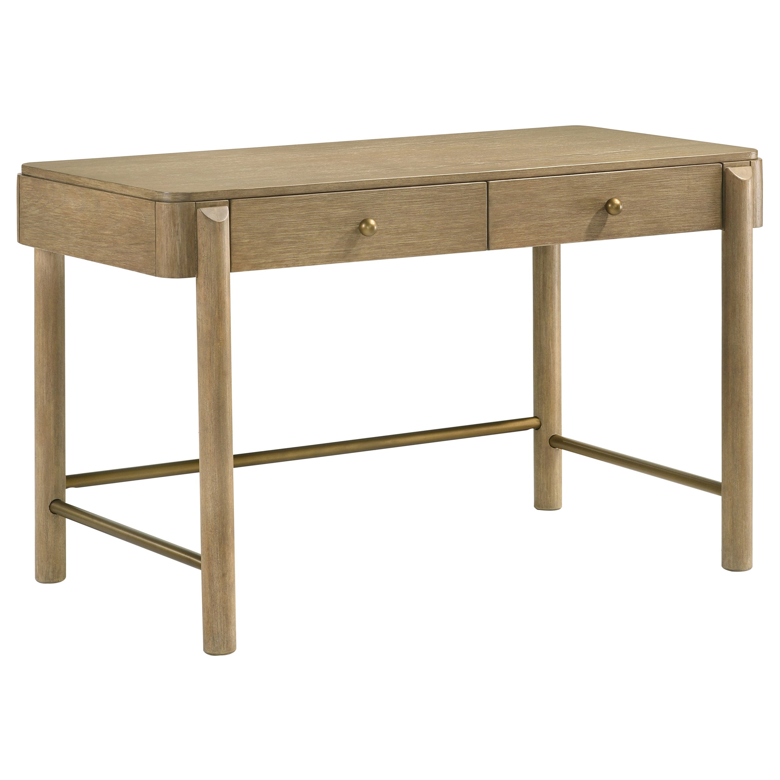 Arini 2-drawer Vanity Desk Makeup Table Black