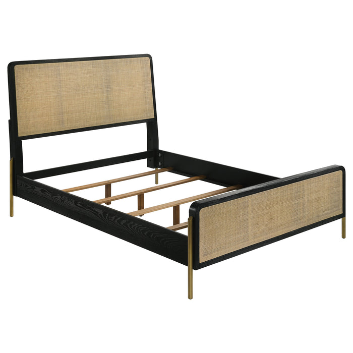 Arini  Bedroom Set Black and Natural