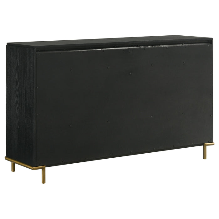 Arini  Bedroom Set Black and Natural
